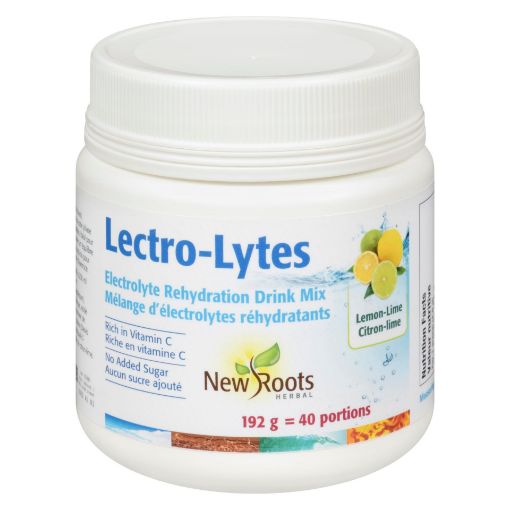 Picture of NEW ROOTS ELECTROLYTE POWDER - LEMON-LIME 192GR 40S
