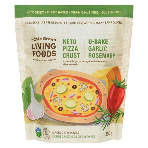 Picture of HOME GROWN LIVING FOODS U-BAKE KETO PIZZA CRUST 330GR                 