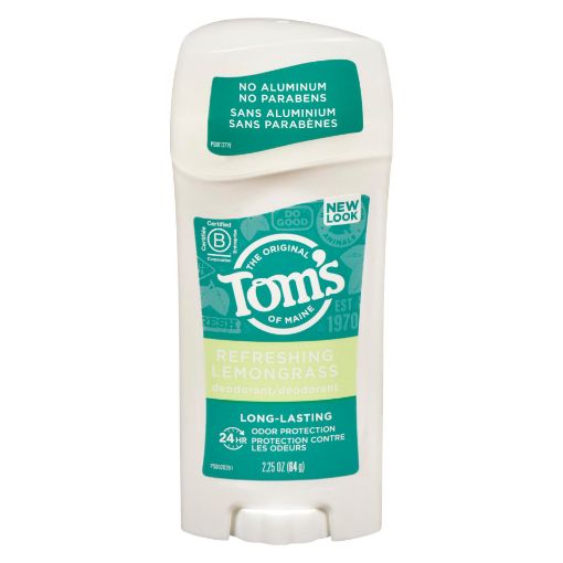 Picture of TOMS OF MAINE LONG LASTING DEODORANT - LEMONGRASS 64GR                     