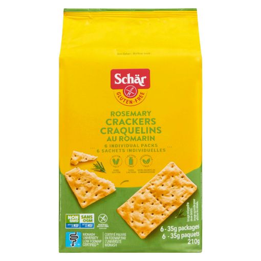 Picture of SCHAR CRACKERS - ROSEMARY 210GR
