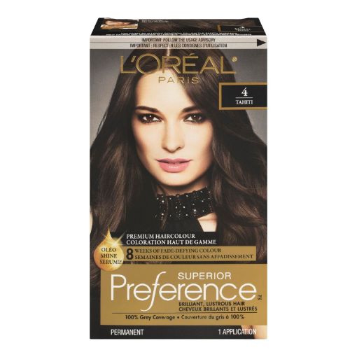 Picture of LOREAL PREFERENCE HAIR COLOUR - BROWN #4                                   