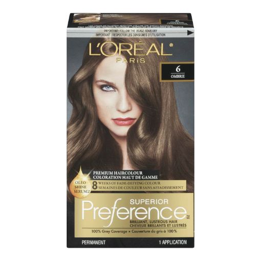 Picture of LOREAL PREFERENCE HAIR COLOUR - LIGHT BROWN #6