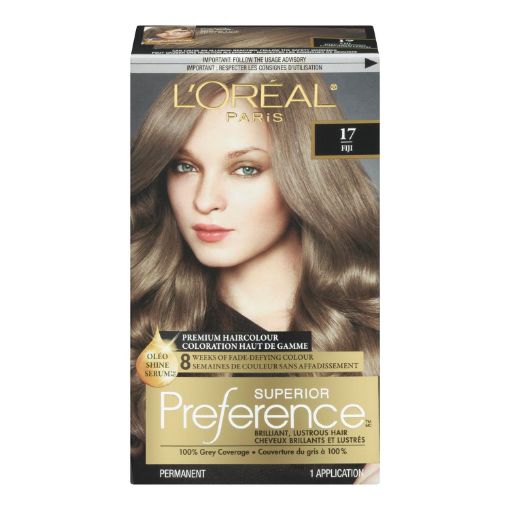 Picture of LOREAL PREFERENCE HAIR COLOUR - DARK ASH BLONDE #17                        