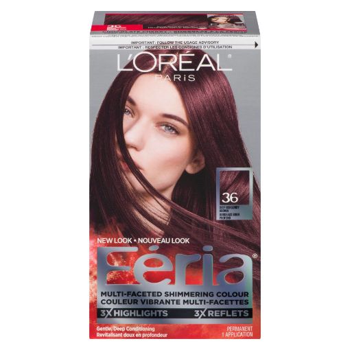 Picture of LOREAL FERIA HAIR COLOUR - CHOCOLATE CHERRY #36                            
