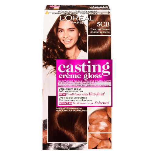 Picture of LOREAL CASTING HAIR COLOUR - CHESTNUT BROWN 5CB                            