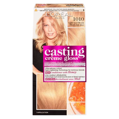 Picture of LOREAL CASTING HAIR COLOUR - LIGHT ICED BLONDE 1010                        