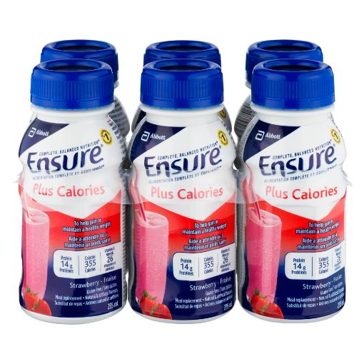 Picture of ENSURE PLUS - STRAWBERRY 6X235ML                                           