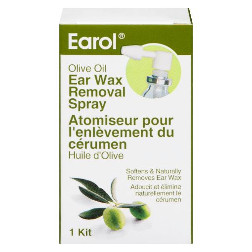 Picture of PHARMASYSTEMS EAROL OLIVE OIL EAR WAX REMOVAL SPRAY 10ML
