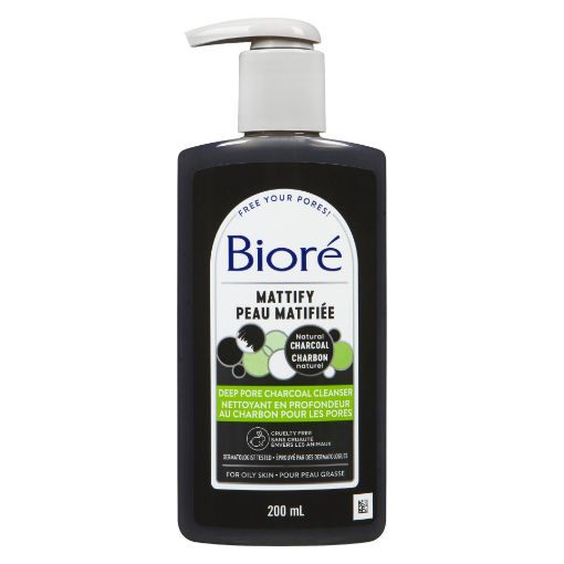 Picture of BIORE DEEP PORE CHARCOAL CLEANSER 200ML                                    