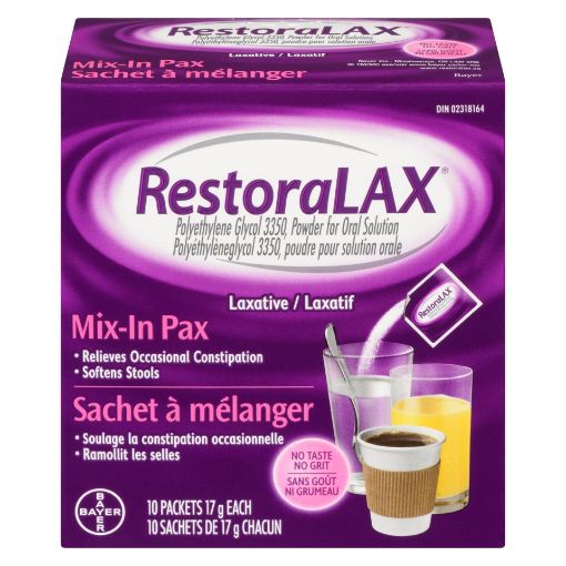 Picture of RESTORALAX 10 ONCE-DAILY DOSES 10X17GR