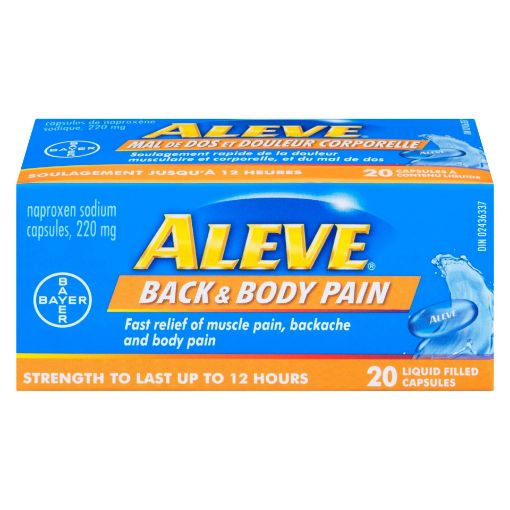 Picture of ALEVE BACK and BODY LIQUID GELS 20S