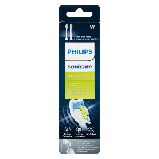 Picture of PHILIPS SONICARE DIAMOND CLEAN HD REPLACEMENT HEADS - WHITE 3S