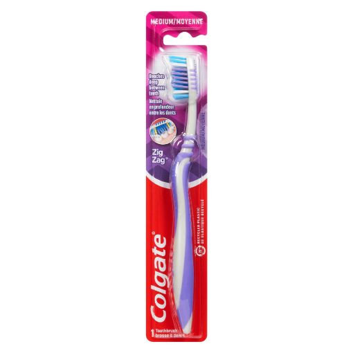 Picture of COLGATE ZIG ZAG TOOTHBRUSH - DEEP CLEAN - MED