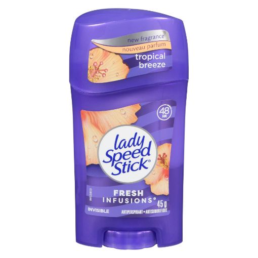 Picture of LADY SPEED STICK INVISIBLE ANTIPERSPIRANT - TROPICAL BREEZE SOLID 45GR