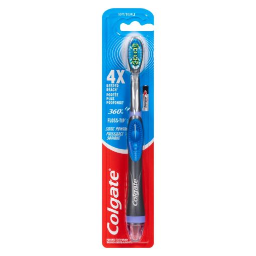 Picture of COLGATE 360 FLOSS-TIP SONIC POWER MANUAL PLUS TOOTHBRUSH