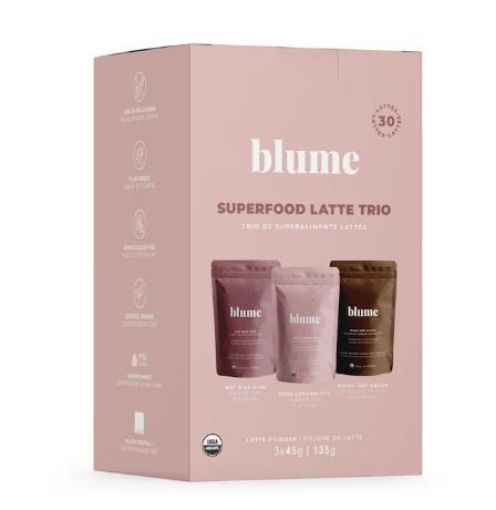 Picture of BLUME SUPERFOOD - LATTE TRIO 3X45GR