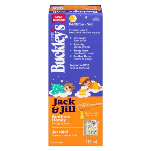Picture of BUCKLEYS JACK and JILL HONEY BEDTIME SYRUP 115ML