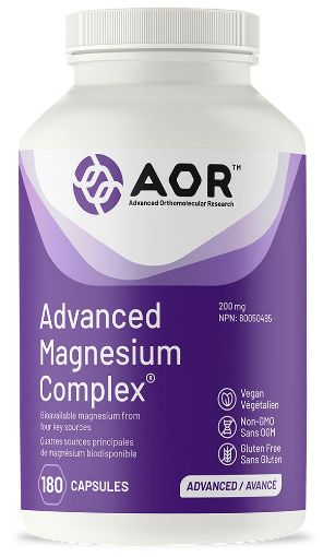 Picture of AOR ADVANCED MAGNESIUM COMPLEX 200MG CAPS 180S