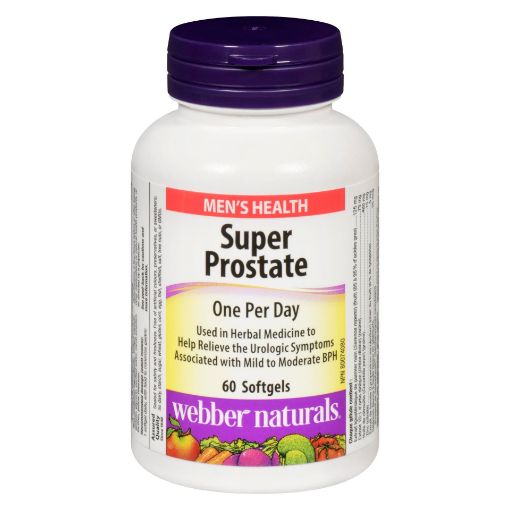 Picture of WEBBER NATURALS SUPER PROSTATE EXTRA STRENGTH 60S