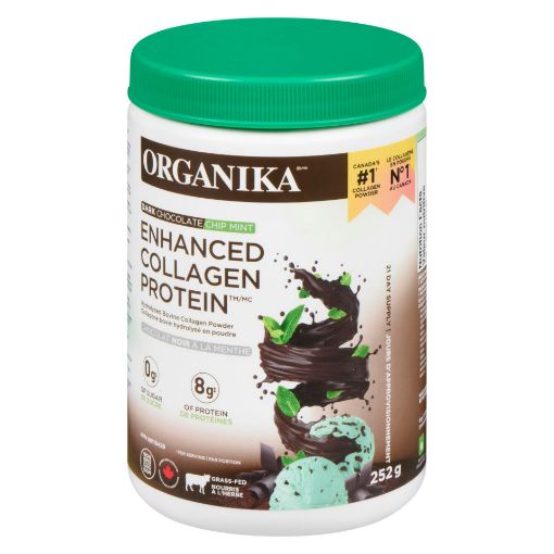 Picture of ORGANIKA ENHANCED COLLAGEN - PEPPERMINT CHOCOLATE 252GR