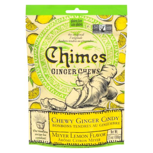 Picture of CHIMES GINER CHEWS - LEMON 100GR
