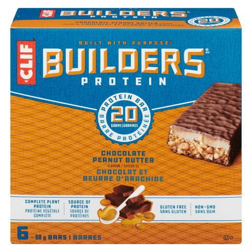 Picture of CLIF BAR BUILD - CHOCOLATE PEANUT BUTTER 6X68GR