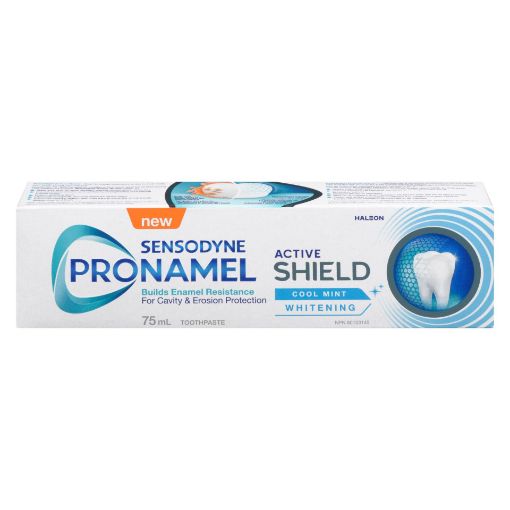Picture of SENSODYNE PRONAMEL ACTIVE SHIELD WHITENING TOOTHPASTE - COOL MINT 75ML