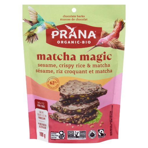 Picture of PRANA MATCHA MAGIC - CHOCOLATE BARK 100GR