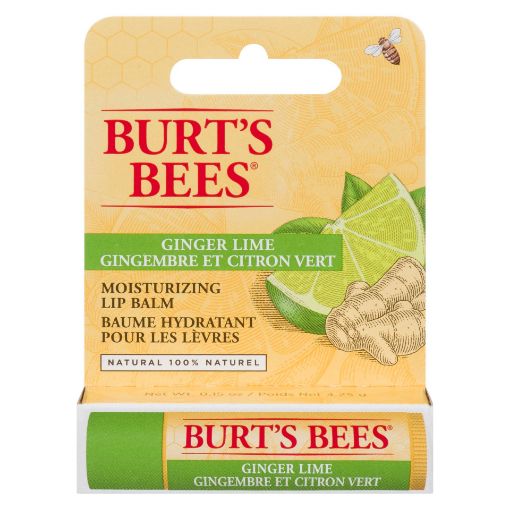 Picture of BURTS BEES LIP BALM - GINGER LIME BLISTER BOX 4.25GR