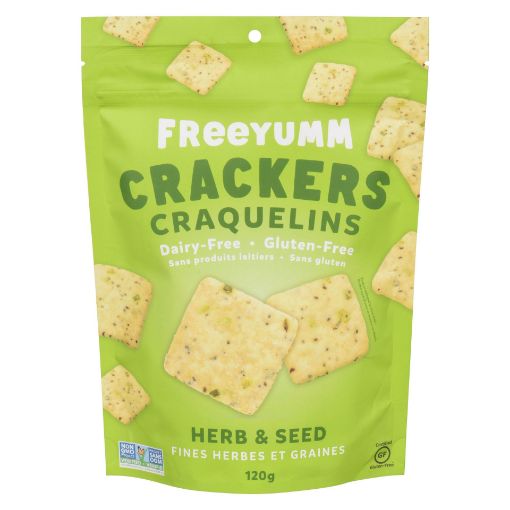 Picture of FREEYUMM CRACKERS - HERB and SEED 120GR