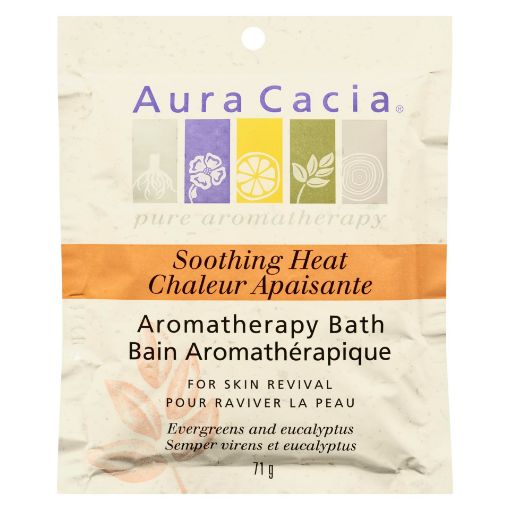 Picture of AURA CACIA MINERAL BATH SACHET - SOOTHING HEAT 71GR