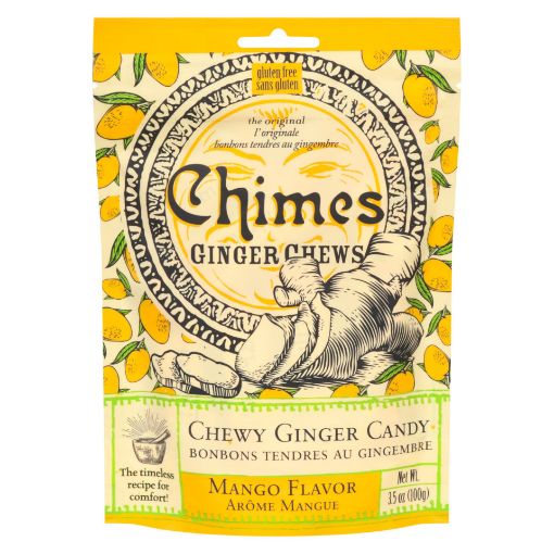 Picture of CHIMES GINGER CHEWS - MANGO 100GR