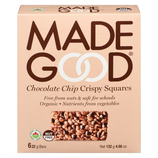 Picture of MADE GOOD CRISPY SQUARES -  CHOCOLATE CHIP 132GR