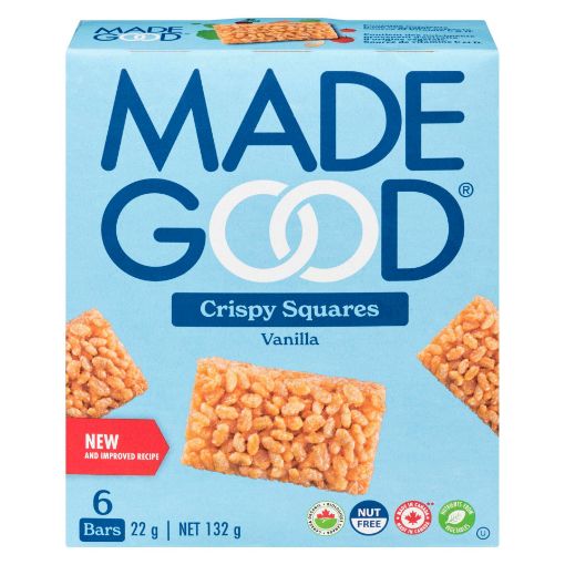 Picture of MADE GOOD CRISPY SQUARES - VANILLA 132GR