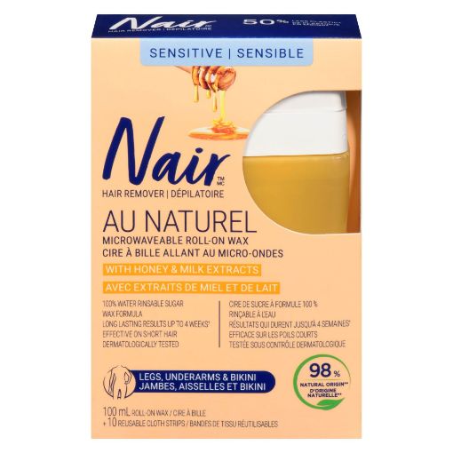 Picture of NAIR AU NATUREL ROLL-ON WAX - MILK and HONEY 100ML