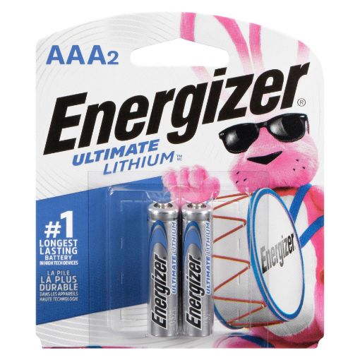 Picture of ENERGIZER AAA LITHIUM BATTERIES L92BP2 2S