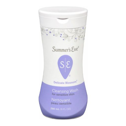 Picture of SUMMERS EVE CLEANSING WASH FOR SENSITIVE SKIN - DELICATE BLOSUMM 266ML