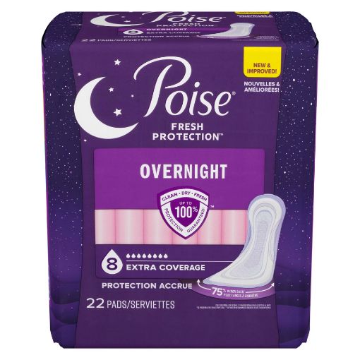 Picture of POISE PADS - OVERNIGHT - LONG 22S