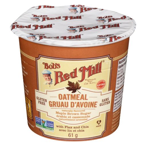 Picture of BOBS RED MILL OATMEAL - MAPLE BROWN SUGAR 61GR
