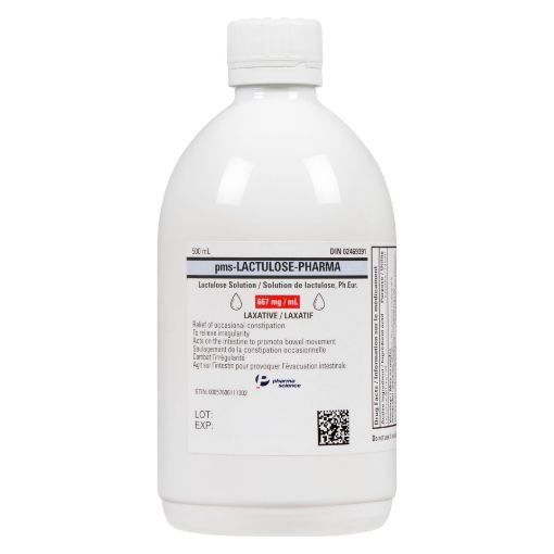 Picture of PHARMA SCIENCE PMS -  LACTULOSE SOLUTION LAXATIVE 500ML