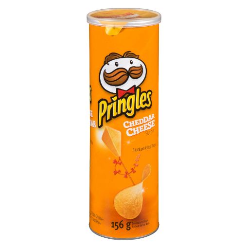 Picture of PRINGLES CHIPS - CHEDDAR CHEEZE 156GR                                      