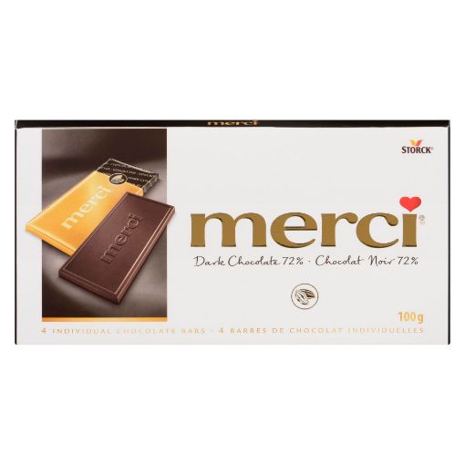 Picture of MERCI DARK CHOCOLATE - TABLET 100GR