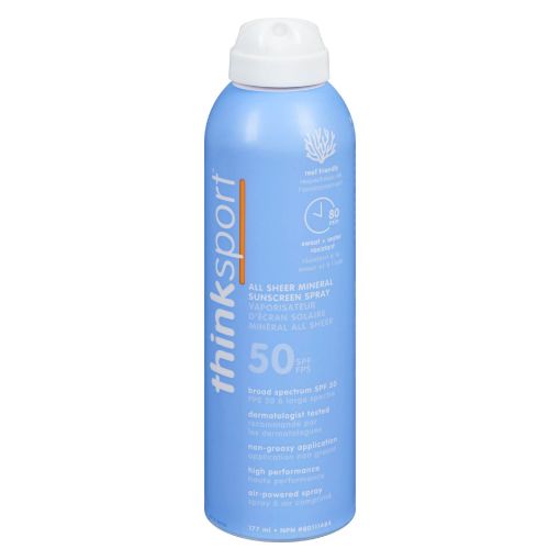 Picture of THINKSPORT CLEAR ZINC SUNSCREEN SPRAY SPF50 237ML