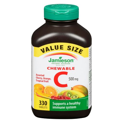 Picture of JAMIESON VITAMIN C MIXED 500MG VALUE SIZE TABLETS 330S