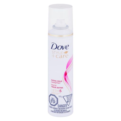 Picture of DOVE STRENGTHENING SHINE HAIRSPRAY - EXTRA HOLD 198GR                      