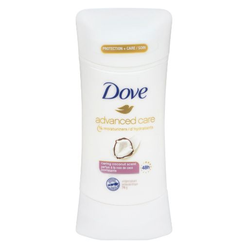 Picture of DOVE ADVANCED CARE INVISIBLE SOLID ANTIPERSPIRANT - CARING COCONUT 74GR    