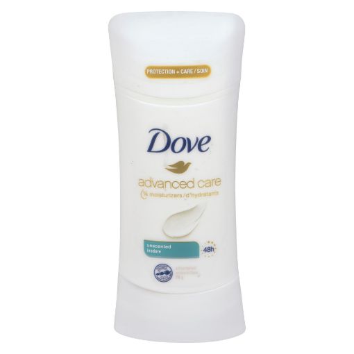 Picture of DOVE ADVANCED CARE INVISIBLE SOLID ANTIPERSPIRANT - UNSCENTED 74GR