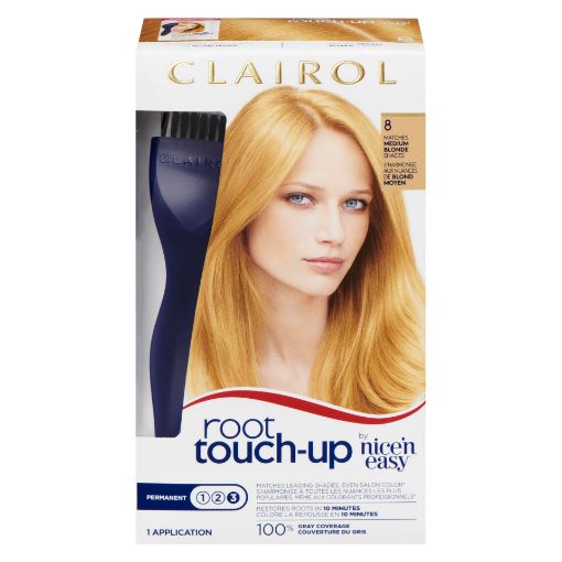Picture of CLAIROL NICE N EASY ROOT TOUCH UP - 8 MED BLONDE                           