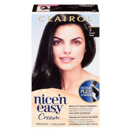 Picture of CLAIROL NICE N EASY HAIR COLOUR - 2 BLACK                                  