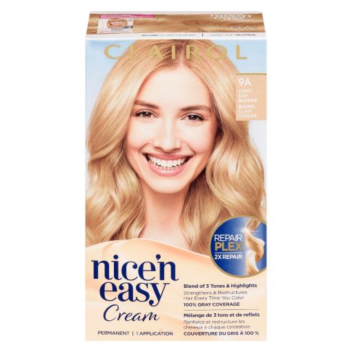 Picture of CLAIROL NICE N EASY HAIR COLOUR - 9A LIGHT ASH BLONDE                      